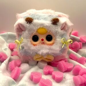 Baby Three Plush Jewelry Box – Pastel Character Accessory Case 💍